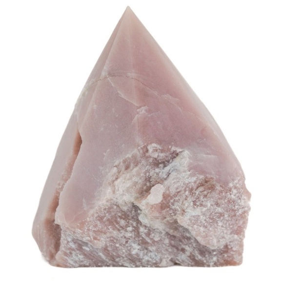 RAW PINK OPAL POLISHED HEALING CRYSTAL POINT - Picture 10 of 10